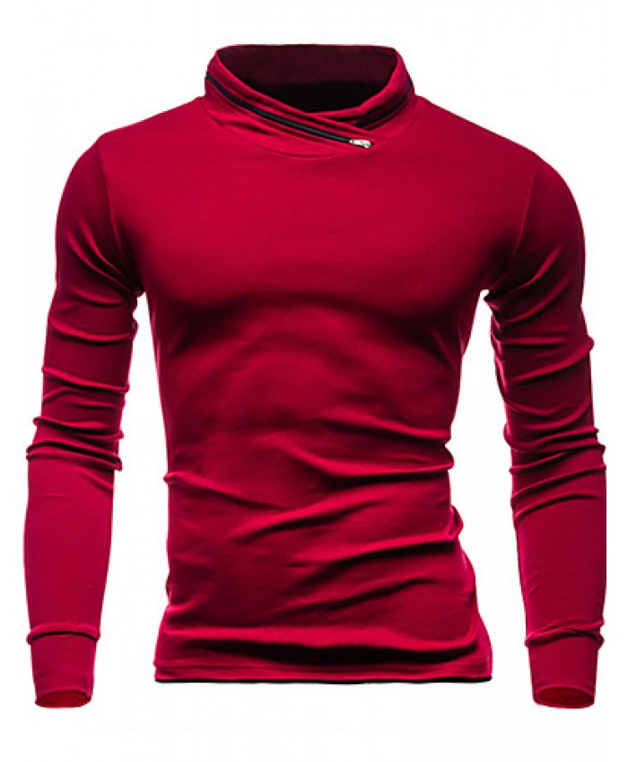 Men's Casual/Daily / Sports Simple / Active Regular HoodiesSolid